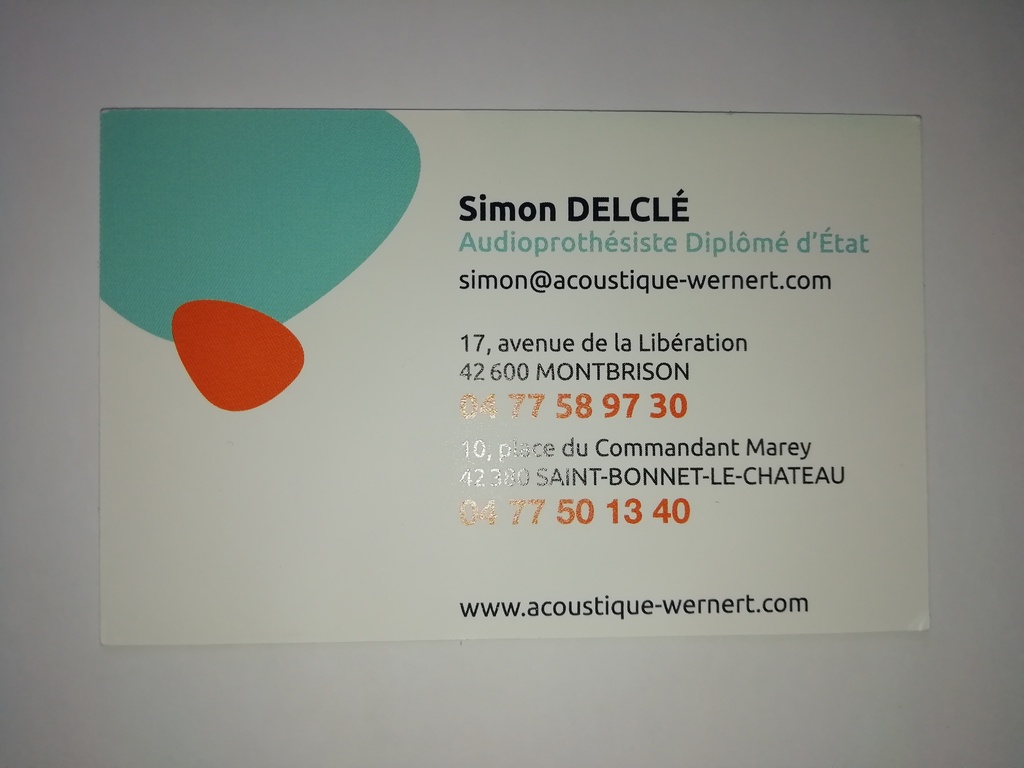 Acoustique WERNERT Simon DELCLE                                                                                       17, Avenue de la Libération            